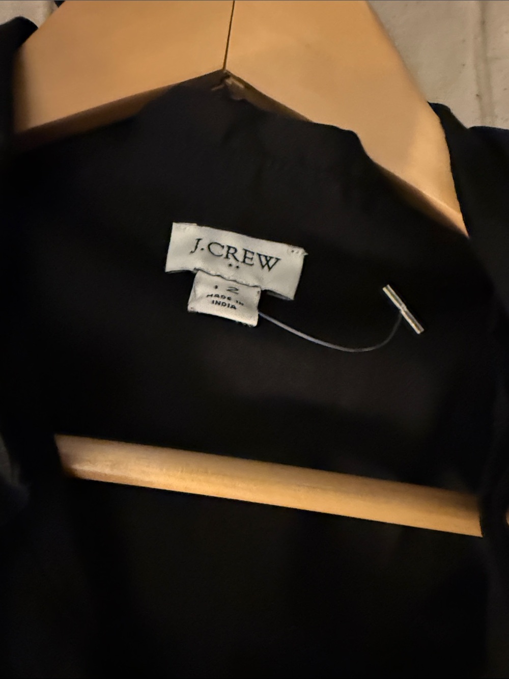 J. Crew Black Short-Sleeve Midi Shirt Dress - Picture 5 of 6